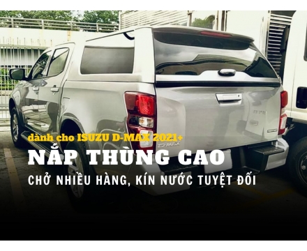 Nắp thùng cao không đèn Isuzu Dmax 2021+