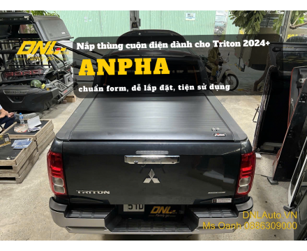 Nắp thùng cuộn điện Anpha dành cho Mitsubishi Triton 2024+