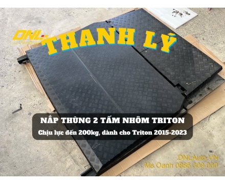 Thanh lý nắp thùng nhôm 2 tấm Triton (#KG-N2TT22-250925)