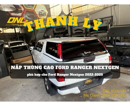 Thanh lý nắp thùng cao có đèn Ford Ranger Nextgen (#TL-NCDR23-W120525)