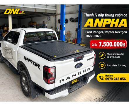 Nắp thùng cuộn cơ ANPHA Ranger/Raptor Nextgen 2022–2026 – Hàng thanh lý giá 7,5 triệu